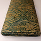 Bottle Green Double Paisley Gold Metallic Banarasi Brocade Fabric | Dress, Craft & Décor Material | 44" Wide By the Meter