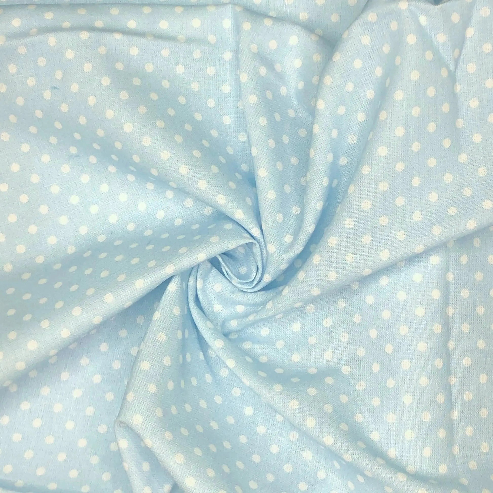 Polka Dot & Sweet Pea Dot Digital Printed 100% Cotton Fabric on Coloured Bases | 150gsm 55" (140cm) Wide | OEKO-TEXÂ® Standard 100 Certified â€“ Sold by the Metre