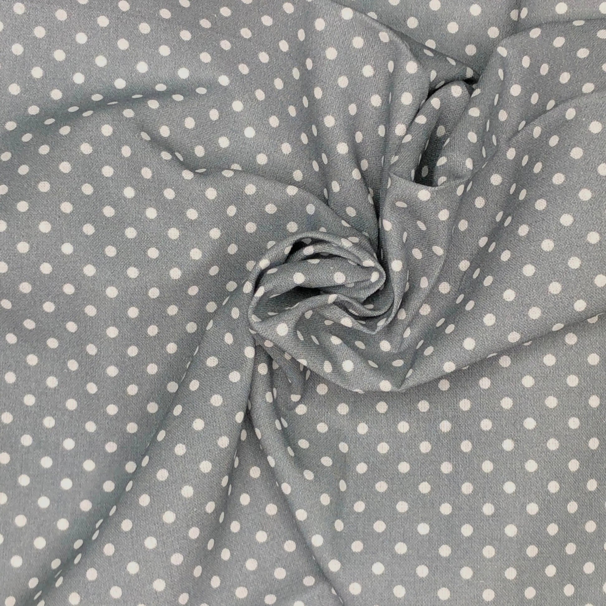 Polka Dot & Sweet Pea Dot Digital Printed 100% Cotton Fabric on Coloured Bases | 150gsm 55" (140cm) Wide | OEKO-TEX® Standard 100 Certified – Sold by the Metre
