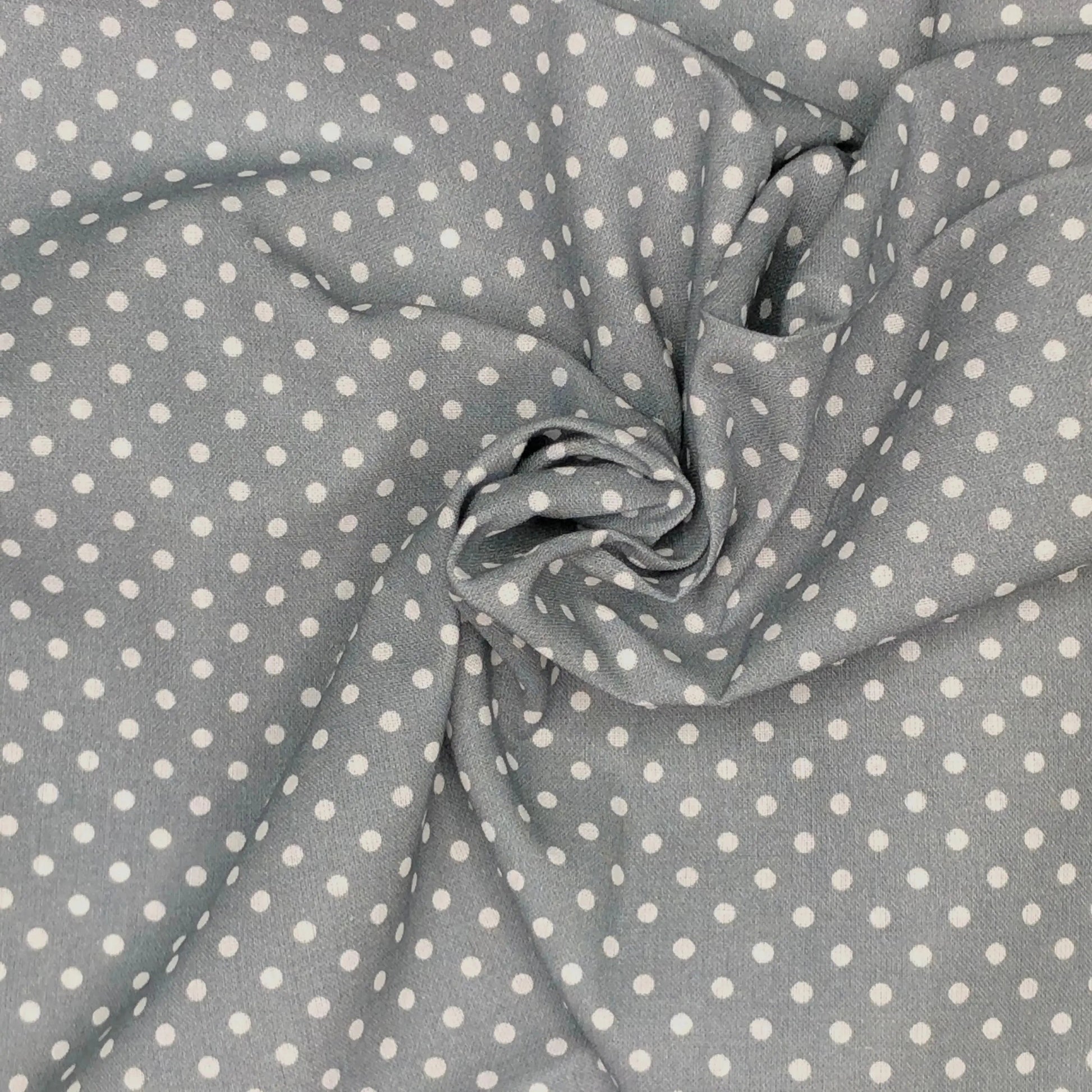 Polka Dot & Sweet Pea Dot Digital Printed 100% Cotton Fabric on Coloured Bases | 150gsm 55" (140cm) Wide | OEKO-TEXÂ® Standard 100 Certified â€“ Sold by the Metre