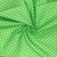 Polka Dot & Sweet Pea Dot Digital Printed 100% Cotton Fabric on Coloured Bases | 150gsm 55" (140cm) Wide | OEKO-TEX® Standard 100 Certified – Sold by the Metre