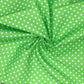 Polka Dot & Sweet Pea Dot Digital Printed 100% Cotton Fabric on Coloured Bases | 150gsm 55" (140cm) Wide | OEKO-TEXÂ® Standard 100 Certified â€“ Sold by the Metre