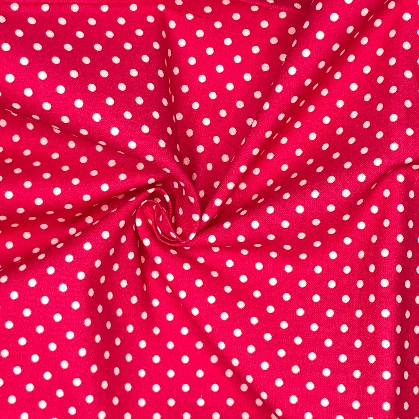 Polka Dot & Sweet Pea Dot Digital Printed 100% Cotton Fabric on Coloured Bases | 150gsm 55" (140cm) Wide | OEKO-TEX® Standard 100 Certified – Sold by the Metre