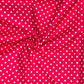 Polka Dot & Sweet Pea Dot Digital Printed 100% Cotton Fabric on Coloured Bases | 150gsm 55" (140cm) Wide | OEKO-TEX® Standard 100 Certified – Sold by the Metre