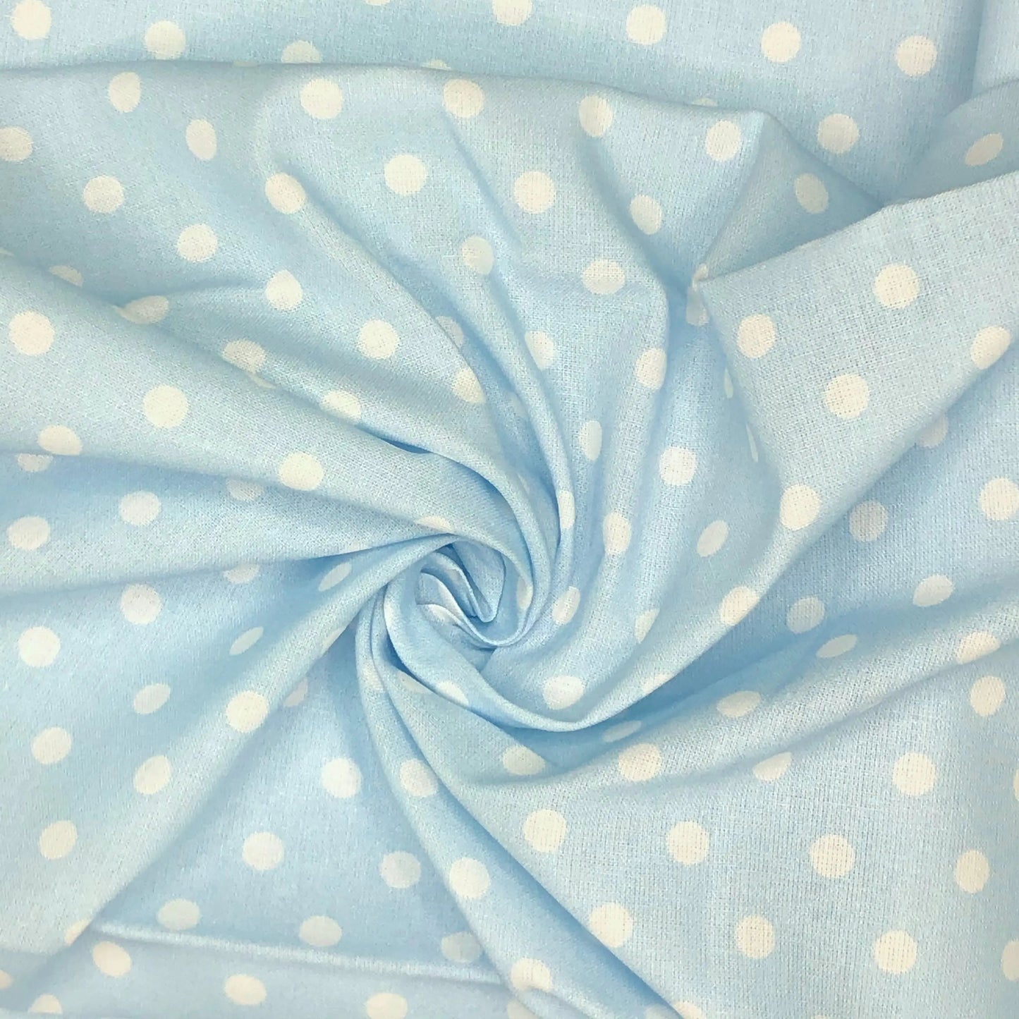 Polka Dot & Sweet Pea Dot Digital Printed 100% Cotton Fabric on Coloured Bases | 150gsm 55" (140cm) Wide | OEKO-TEX® Standard 100 Certified – Sold by the Metre