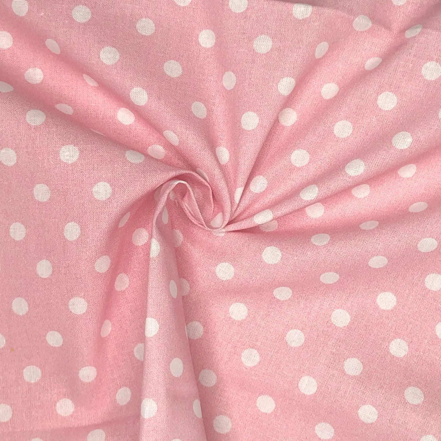 Polka Dot & Sweet Pea Dot Digital Printed 100% Cotton Fabric on Coloured Bases | 150gsm 55" (140cm) Wide | OEKO-TEXÂ® Standard 100 Certified â€“ Sold by the Metre