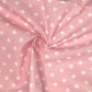 Polka Dot & Sweet Pea Dot Digital Printed 100% Cotton Fabric on Coloured Bases | 150gsm 55" (140cm) Wide | OEKO-TEXÂ® Standard 100 Certified â€“ Sold by the Metre