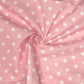 Polka Dot & Sweet Pea Dot Digital Printed 100% Cotton Fabric on Coloured Bases | 150gsm 55" (140cm) Wide | OEKO-TEX® Standard 100 Certified – Sold by the Metre