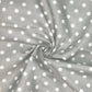 Polka Dot & Sweet Pea Dot Digital Printed 100% Cotton Fabric on Coloured Bases | 150gsm 55" (140cm) Wide | OEKO-TEX® Standard 100 Certified – Sold by the Metre