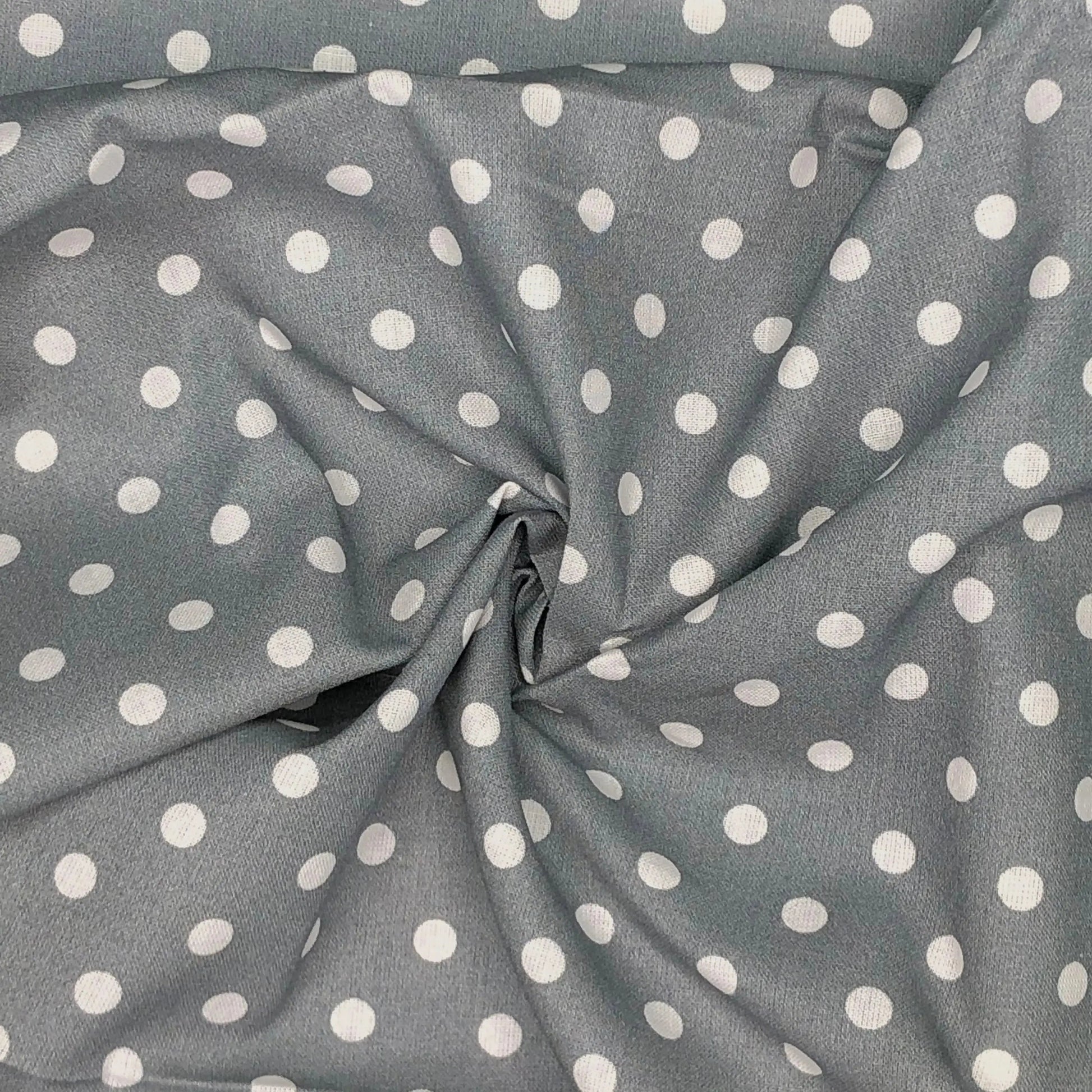 Polka Dot & Sweet Pea Dot Digital Printed 100% Cotton Fabric on Coloured Bases | 150gsm 55" (140cm) Wide | OEKO-TEXÂ® Standard 100 Certified â€“ Sold by the Metre