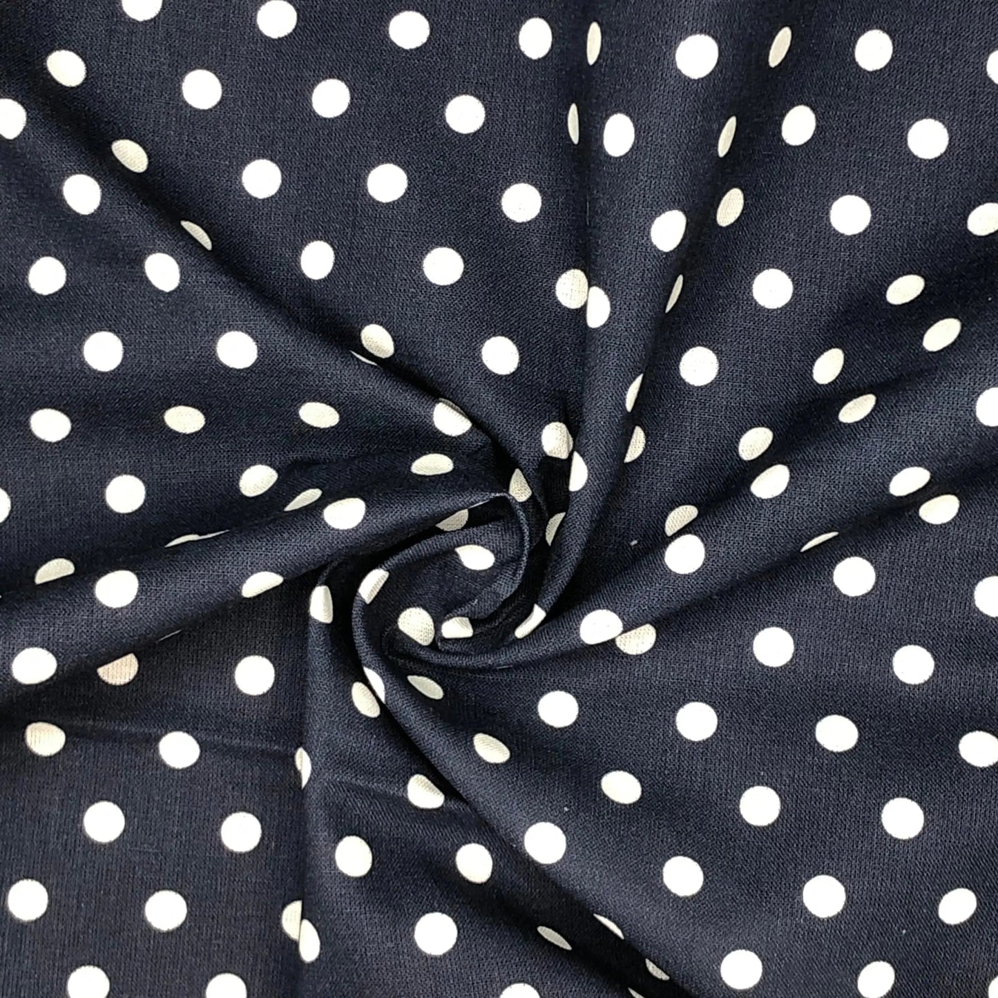Polka Dot & Sweet Pea Dot Digital Printed 100% Cotton Fabric on Coloured Bases | 150gsm 55" (140cm) Wide | OEKO-TEXÂ® Standard 100 Certified â€“ Sold by the Metre