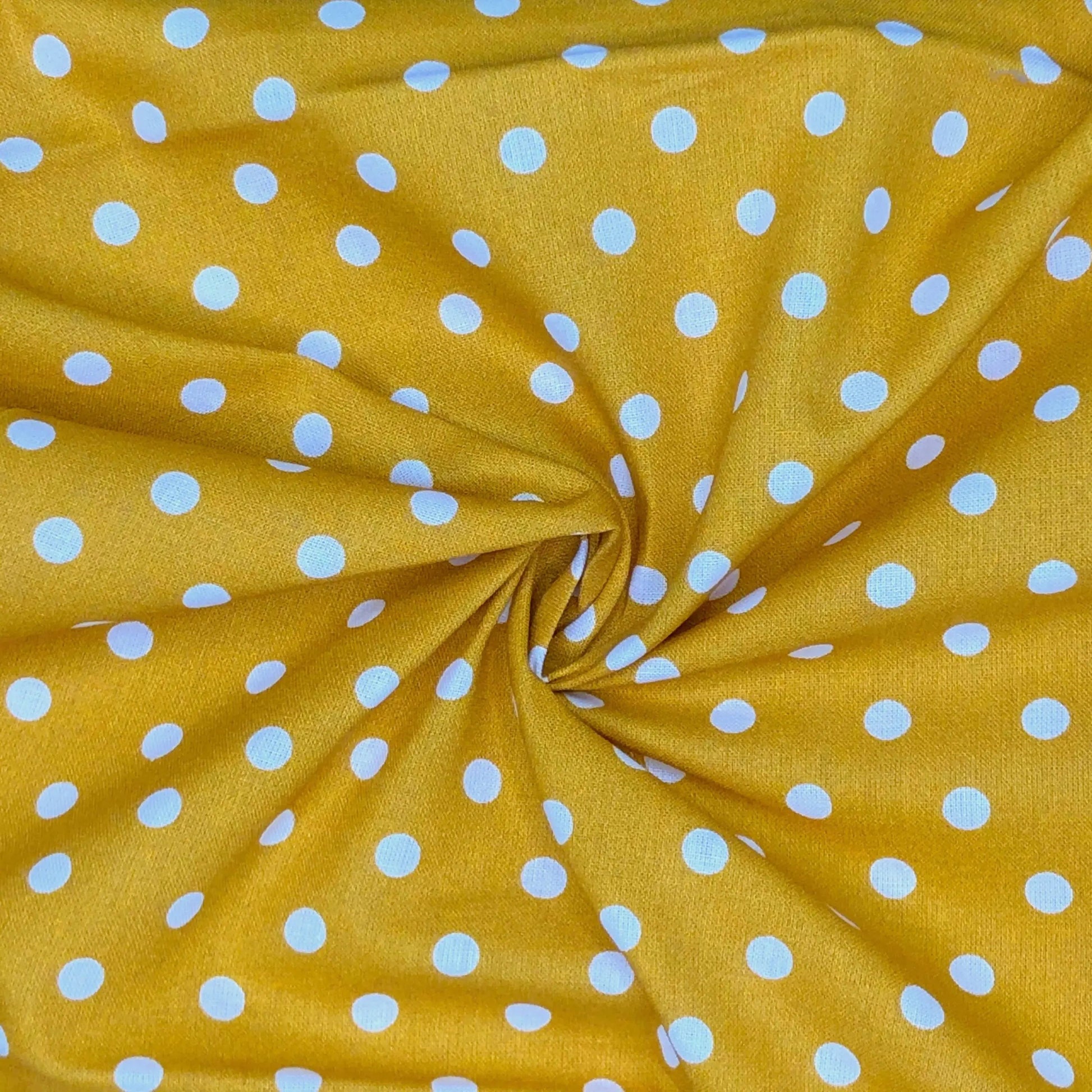Polka Dot & Sweet Pea Dot Digital Printed 100% Cotton Fabric on Coloured Bases | 150gsm 55" (140cm) Wide | OEKO-TEXÂ® Standard 100 Certified â€“ Sold by the Metre