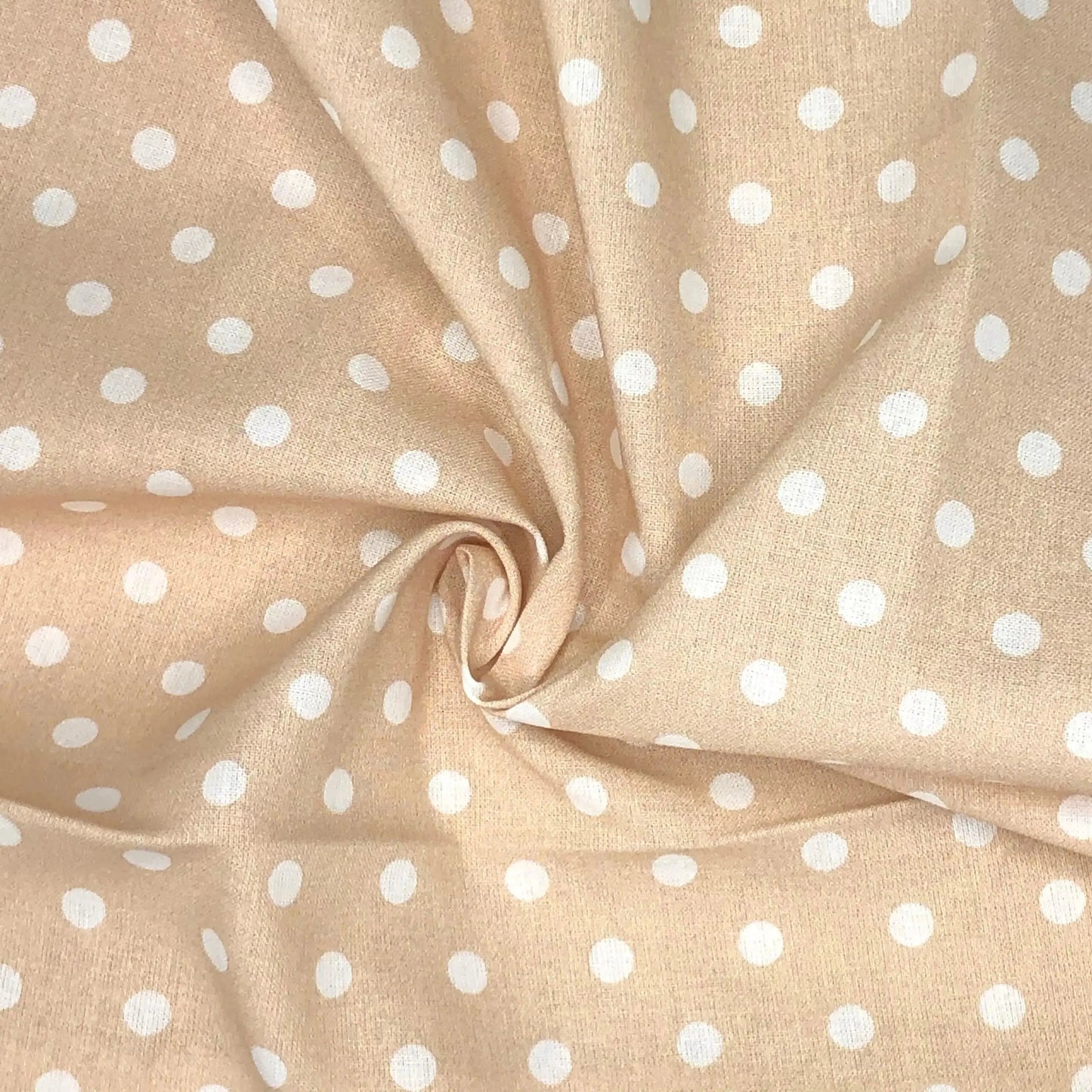Polka Dot & Sweet Pea Dot Digital Printed 100% Cotton Fabric on Coloured Bases | 150gsm 55" (140cm) Wide | OEKO-TEXÂ® Standard 100 Certified â€“ Sold by the Metre