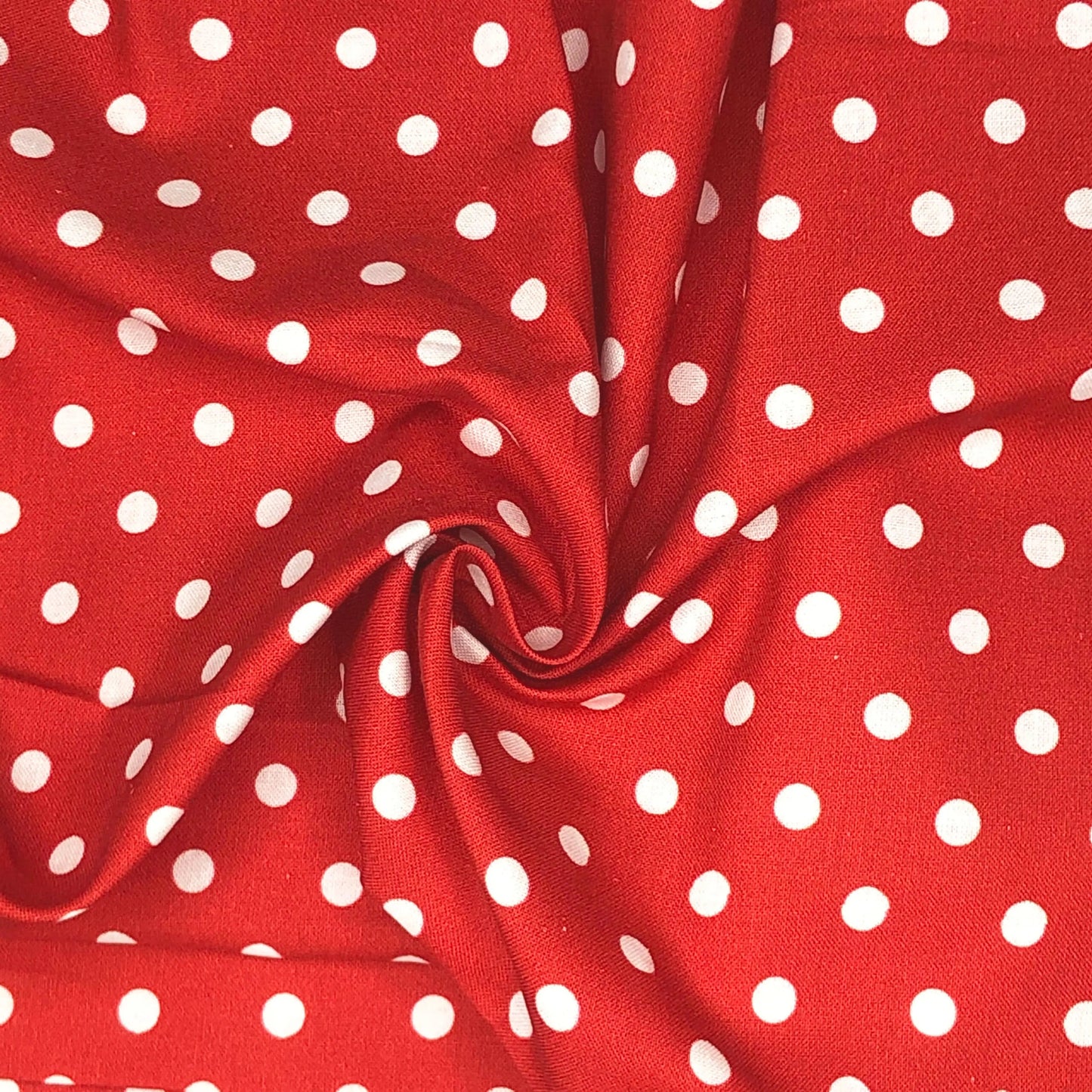 Polka Dot & Sweet Pea Dot Digital Printed 100% Cotton Fabric on Coloured Bases | 150gsm 55" (140cm) Wide | OEKO-TEX® Standard 100 Certified – Sold by the Metre