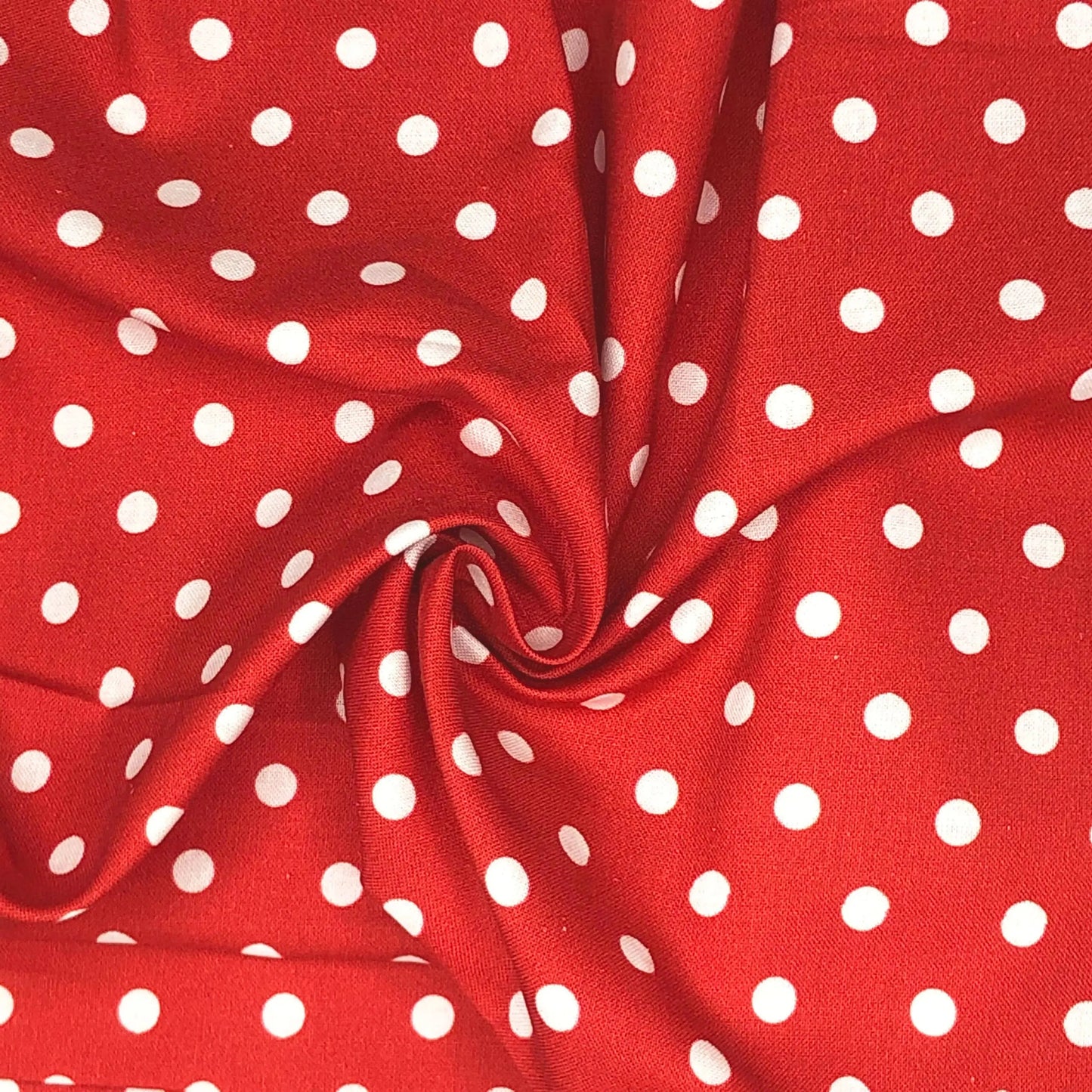 Polka Dot & Sweet Pea Dot Digital Printed 100% Cotton Fabric on Coloured Bases | 150gsm 55" (140cm) Wide | OEKO-TEXÂ® Standard 100 Certified â€“ Sold by the Metre