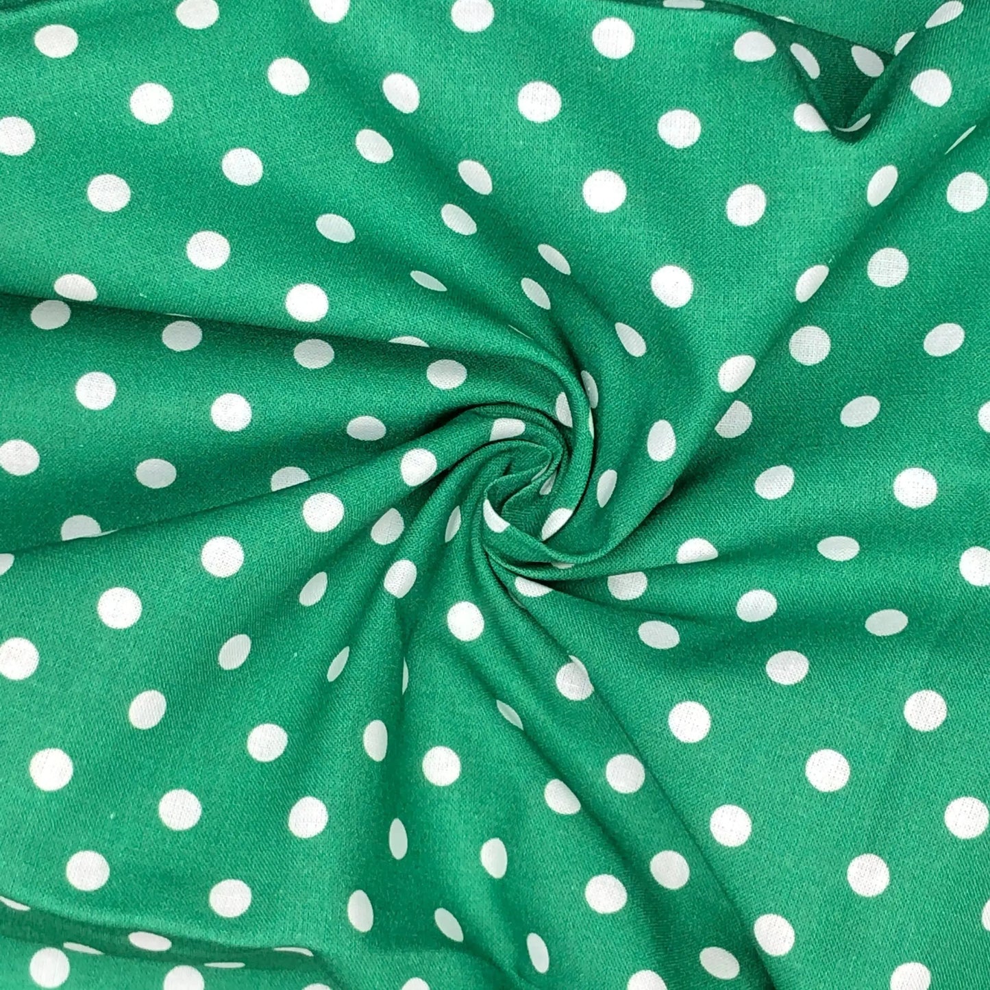 Polka Dot & Sweet Pea Dot Digital Printed 100% Cotton Fabric on Coloured Bases | 150gsm 55" (140cm) Wide | OEKO-TEXÂ® Standard 100 Certified â€“ Sold by the Metre