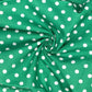Polka Dot & Sweet Pea Dot Digital Printed 100% Cotton Fabric on Coloured Bases | 150gsm 55" (140cm) Wide | OEKO-TEXÂ® Standard 100 Certified â€“ Sold by the Metre