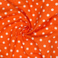 Polka Dot & Sweet Pea Dot Digital Printed 100% Cotton Fabric on Coloured Bases | 150gsm 55" (140cm) Wide | OEKO-TEX® Standard 100 Certified – Sold by the Metre