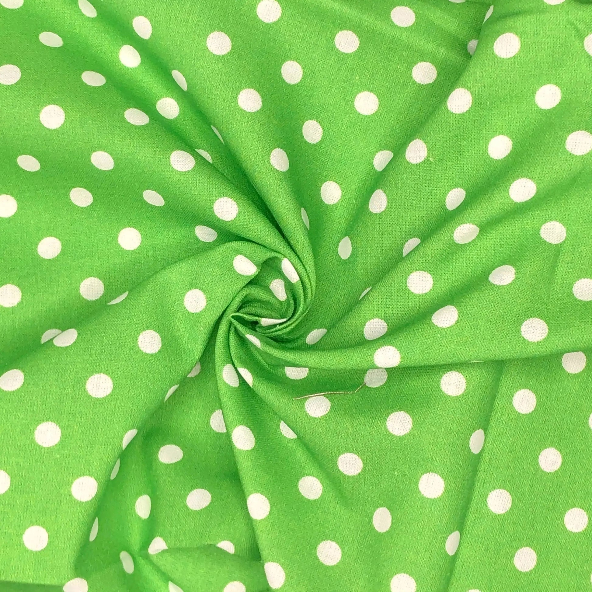 Polka Dot & Sweet Pea Dot Digital Printed 100% Cotton Fabric on Coloured Bases | 150gsm 55" (140cm) Wide | OEKO-TEXÂ® Standard 100 Certified â€“ Sold by the Metre