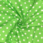 Polka Dot & Sweet Pea Dot Digital Printed 100% Cotton Fabric on Coloured Bases | 150gsm 55" (140cm) Wide | OEKO-TEXÂ® Standard 100 Certified â€“ Sold by the Metre