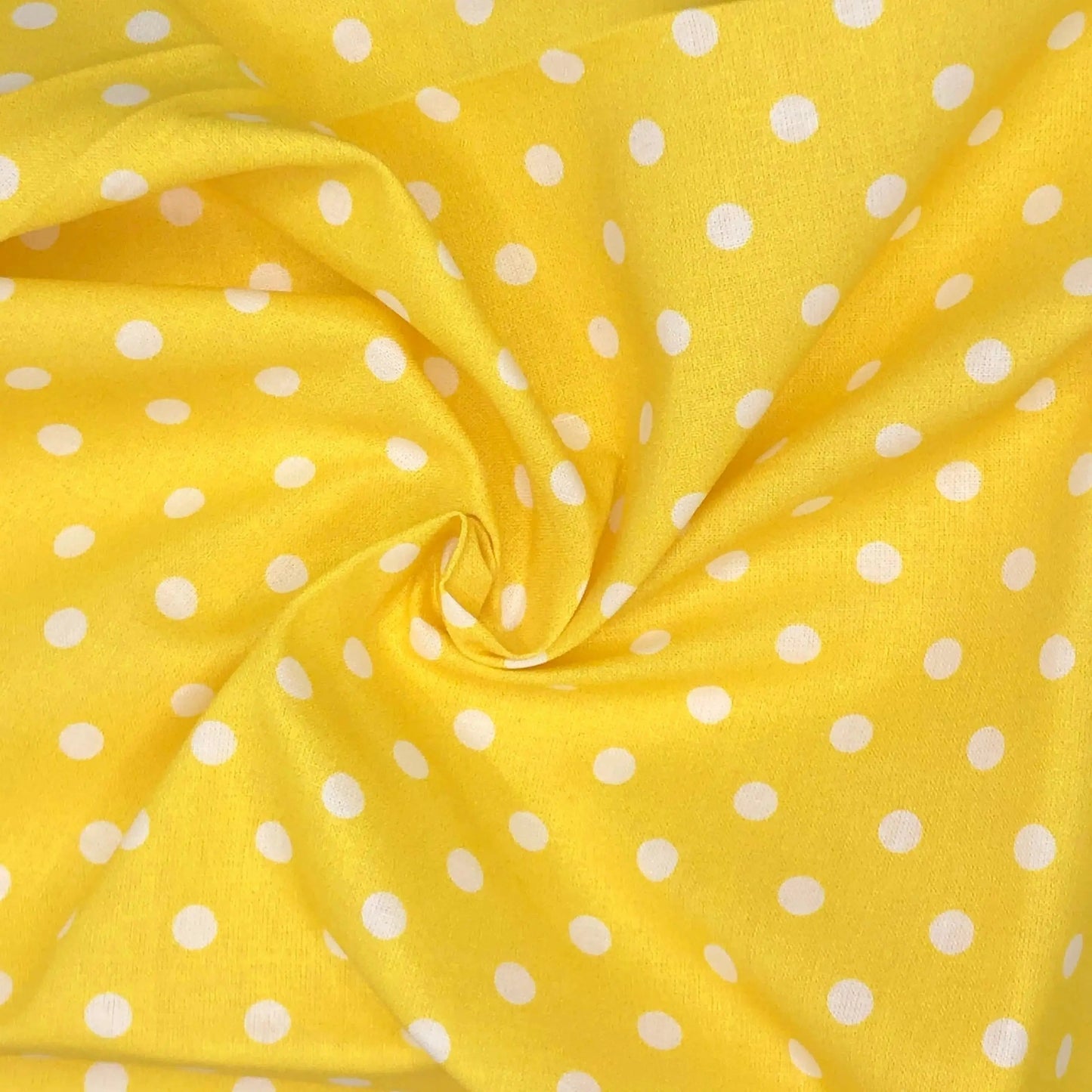 Polka Dot & Sweet Pea Dot Digital Printed 100% Cotton Fabric on Coloured Bases | 150gsm 55" (140cm) Wide | OEKO-TEXÂ® Standard 100 Certified â€“ Sold by the Metre