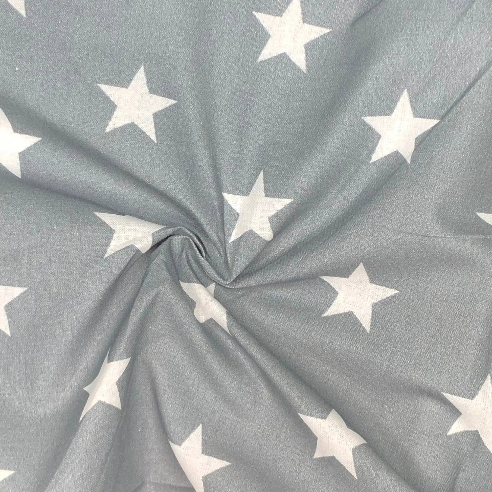 Star Digital Printed 100% Cotton Fabric | Large, Mini & Small Star Designs on White & Colour Bases | 150gsm 55" (140cm) Wide | OEKO-TEXÂ® Standard 100 Certified â€“ Sold by the Metre