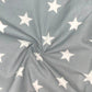 Star Digital Printed 100% Cotton Fabric | Large, Mini & Small Star Designs on White & Colour Bases | 150gsm 55" (140cm) Wide | OEKO-TEXÂ® Standard 100 Certified â€“ Sold by the Metre