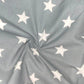 Star Digital Printed 100% Cotton Fabric | Large, Mini & Small Star Designs on White & Colour Bases | 150gsm 55" (140cm) Wide | OEKO-TEX® Standard 100 Certified – Sold by the Metre