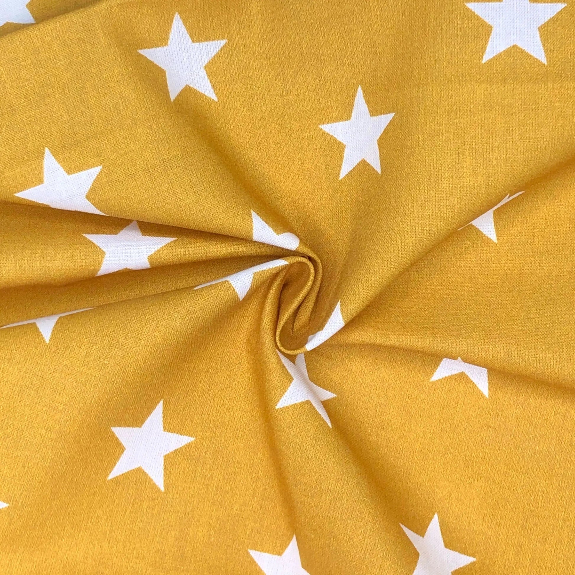 Star Digital Printed 100% Cotton Fabric | Large, Mini & Small Star Designs on White & Colour Bases | 150gsm 55" (140cm) Wide | OEKO-TEXÂ® Standard 100 Certified â€“ Sold by the Metre