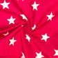 Star Digital Printed 100% Cotton Fabric | Large, Mini & Small Star Designs on White & Colour Bases | 150gsm 55" (140cm) Wide | OEKO-TEXÂ® Standard 100 Certified â€“ Sold by the Metre