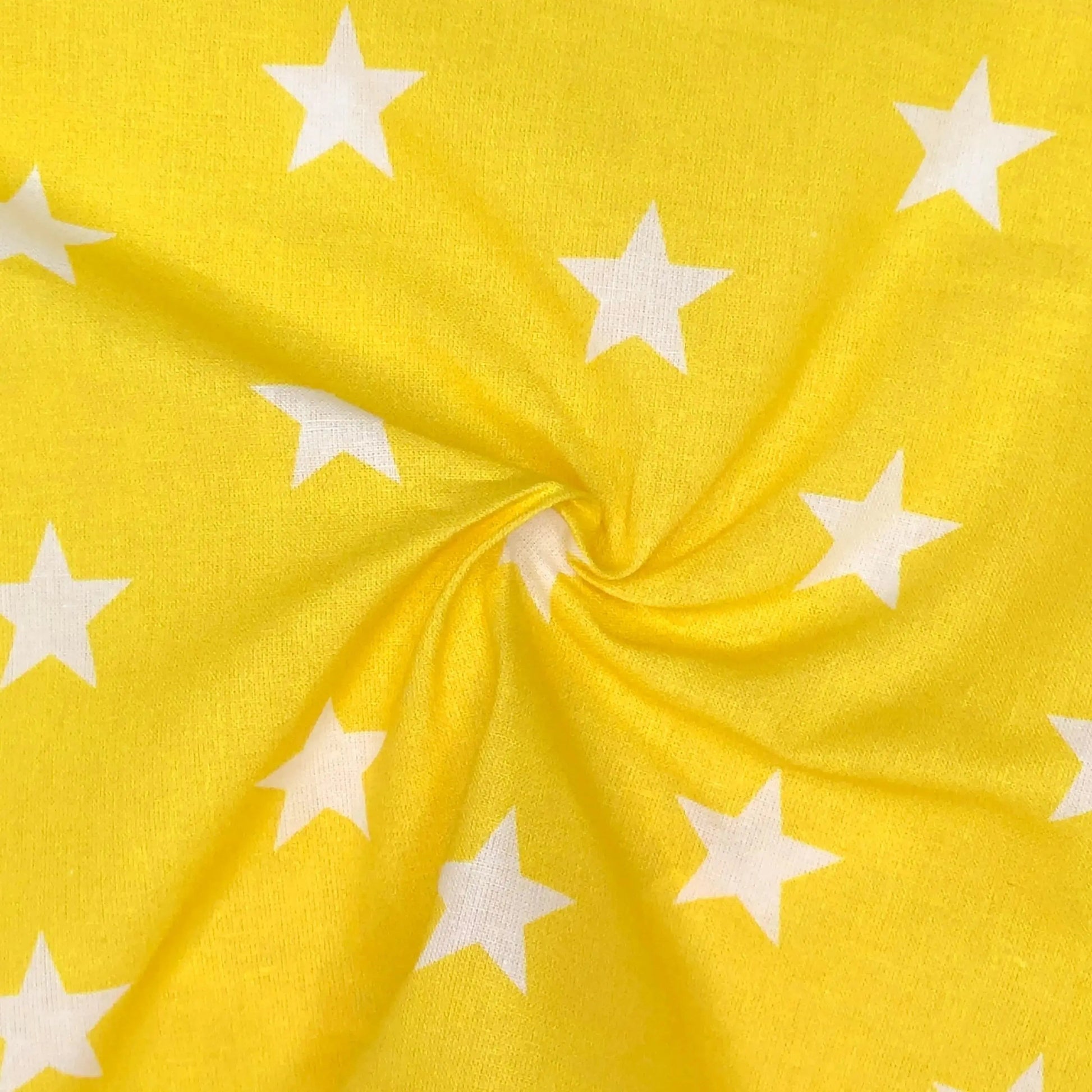 Star Digital Printed 100% Cotton Fabric | Large, Mini & Small Star Designs on White & Colour Bases | 150gsm 55" (140cm) Wide | OEKO-TEXÂ® Standard 100 Certified â€“ Sold by the Metre
