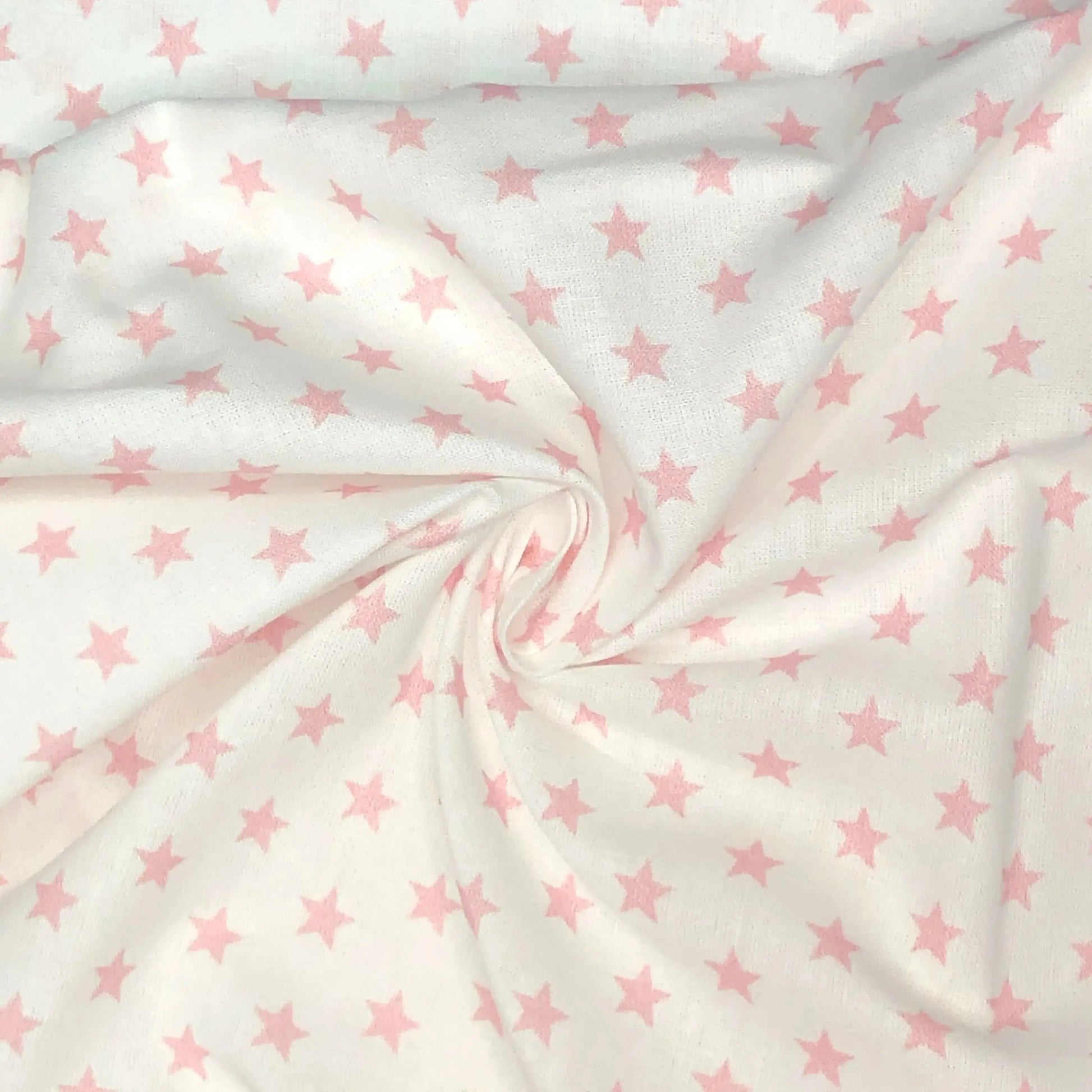 Star Digital Printed 100% Cotton Fabric | Large, Mini & Small Star Designs on White & Colour Bases | 150gsm 55" (140cm) Wide | OEKO-TEXÂ® Standard 100 Certified â€“ Sold by the Metre