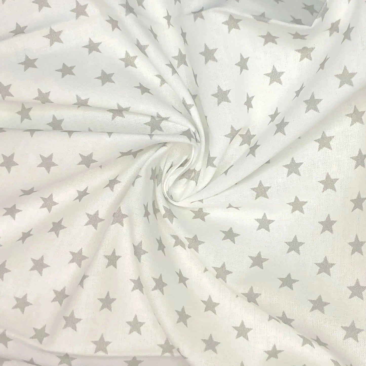 Star Digital Printed 100% Cotton Fabric | Large, Mini & Small Star Designs on White & Colour Bases | 150gsm 55" (140cm) Wide | OEKO-TEXÂ® Standard 100 Certified â€“ Sold by the Metre