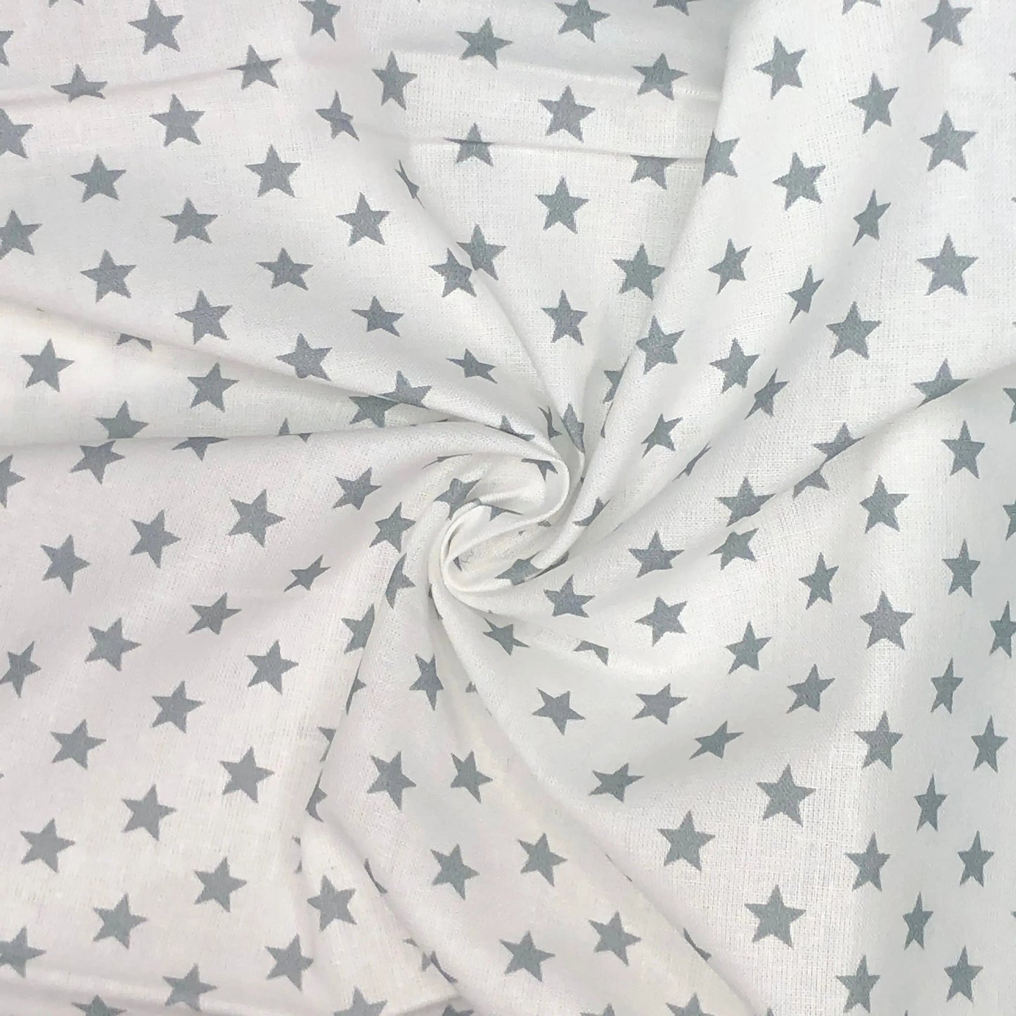 Star Digital Printed 100% Cotton Fabric | Large, Mini & Small Star Designs on White & Colour Bases | 150gsm 55" (140cm) Wide | OEKO-TEX® Standard 100 Certified – Sold by the Metre