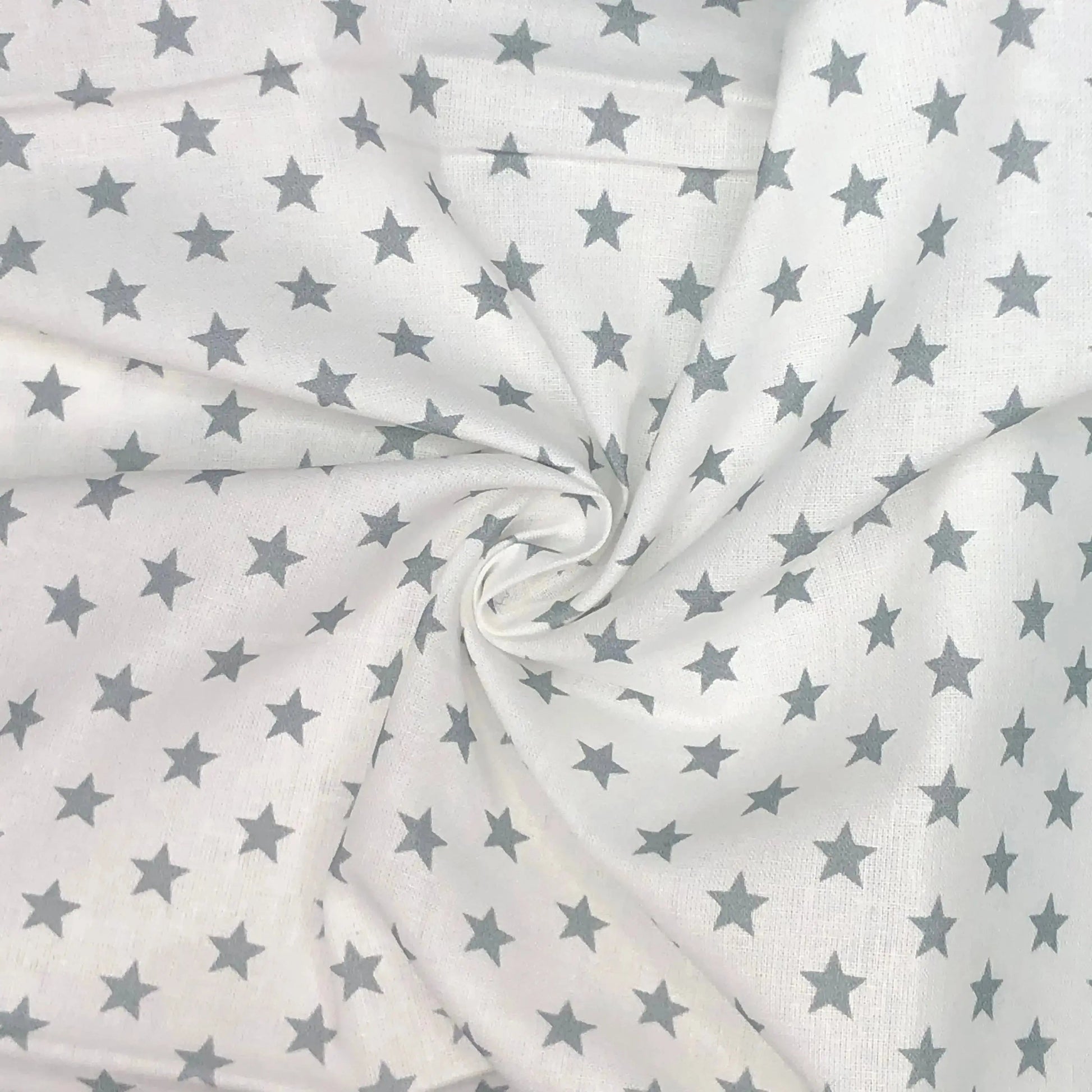 Star Digital Printed 100% Cotton Fabric | Large, Mini & Small Star Designs on White & Colour Bases | 150gsm 55" (140cm) Wide | OEKO-TEXÂ® Standard 100 Certified â€“ Sold by the Metre