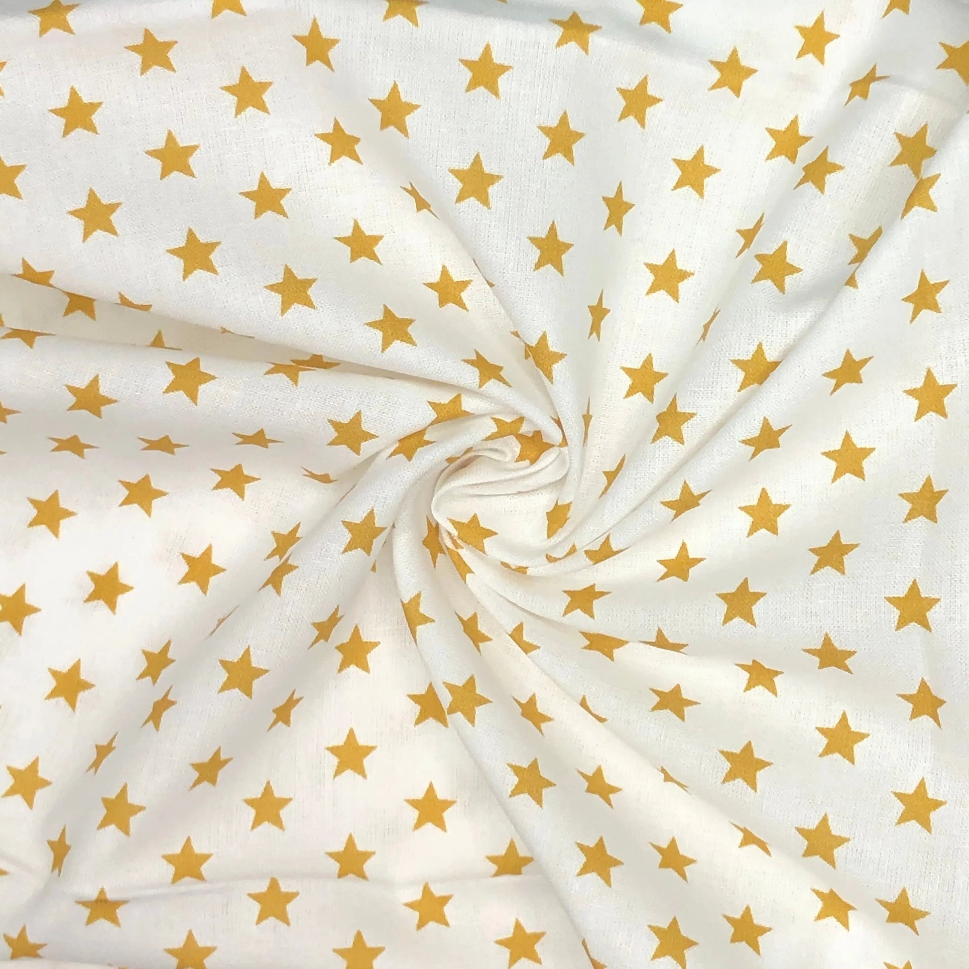 Star Digital Printed 100% Cotton Fabric | Large, Mini & Small Star Designs on White & Colour Bases | 150gsm 55" (140cm) Wide | OEKO-TEX® Standard 100 Certified – Sold by the Metre