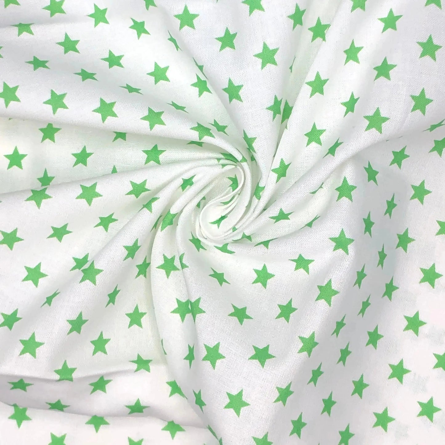 Star Digital Printed 100% Cotton Fabric | Large, Mini & Small Star Designs on White & Colour Bases | 150gsm 55" (140cm) Wide | OEKO-TEXÂ® Standard 100 Certified â€“ Sold by the Metre