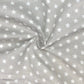 Star Digital Printed 100% Cotton Fabric | Large, Mini & Small Star Designs on White & Colour Bases | 150gsm 55" (140cm) Wide | OEKO-TEX® Standard 100 Certified – Sold by the Metre