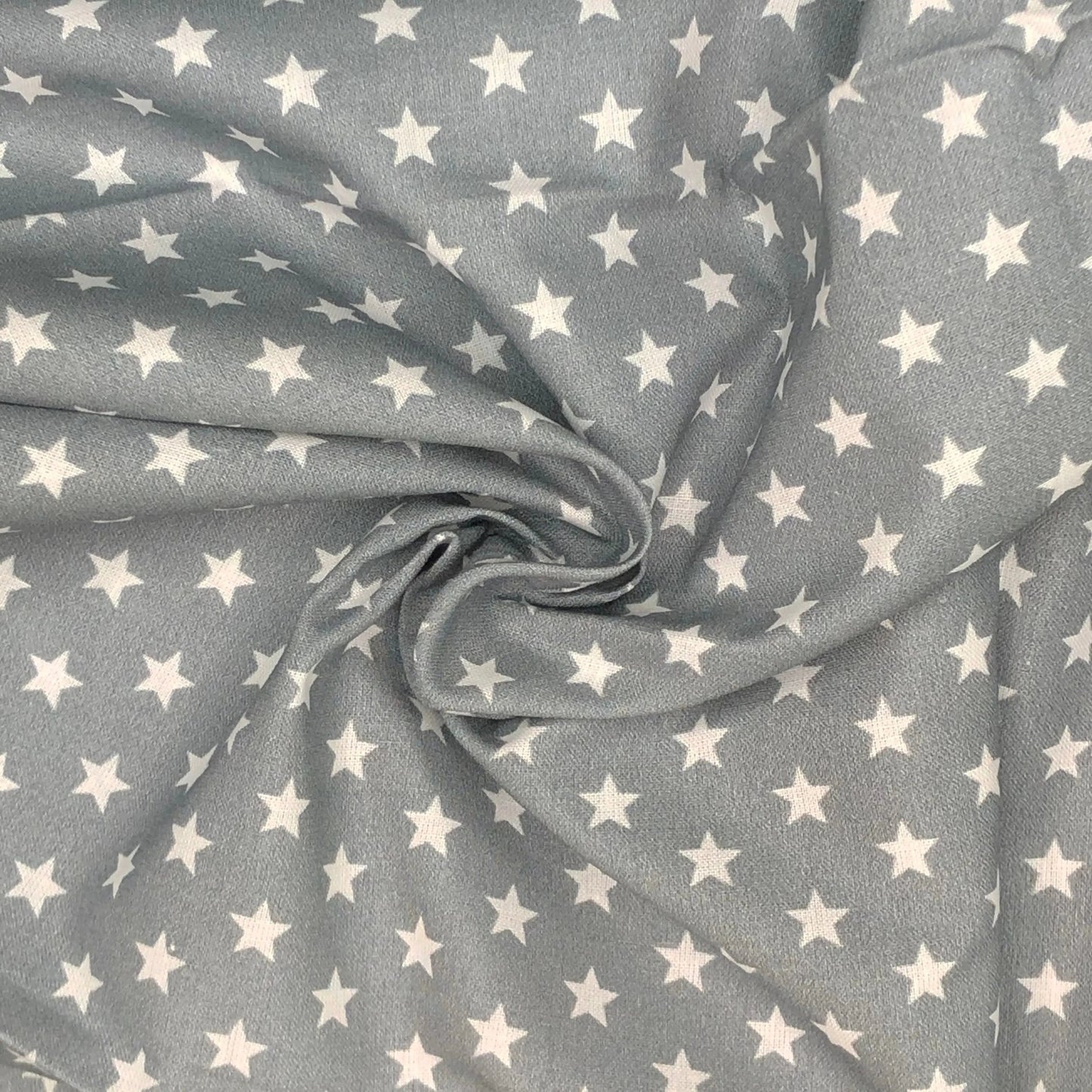Star Digital Printed 100% Cotton Fabric | Large, Mini & Small Star Designs on White & Colour Bases | 150gsm 55" (140cm) Wide | OEKO-TEX® Standard 100 Certified – Sold by the Metre