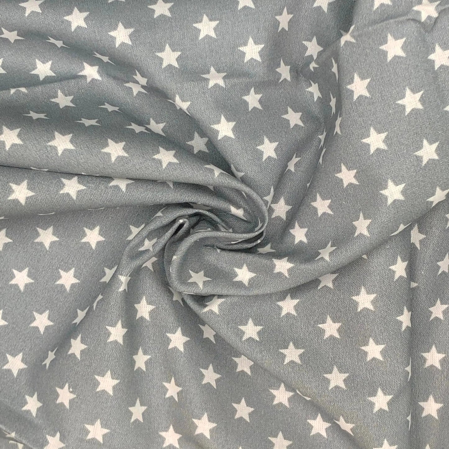 Star Digital Printed 100% Cotton Fabric | Large, Mini & Small Star Designs on White & Colour Bases | 150gsm 55" (140cm) Wide | OEKO-TEXÂ® Standard 100 Certified â€“ Sold by the Metre