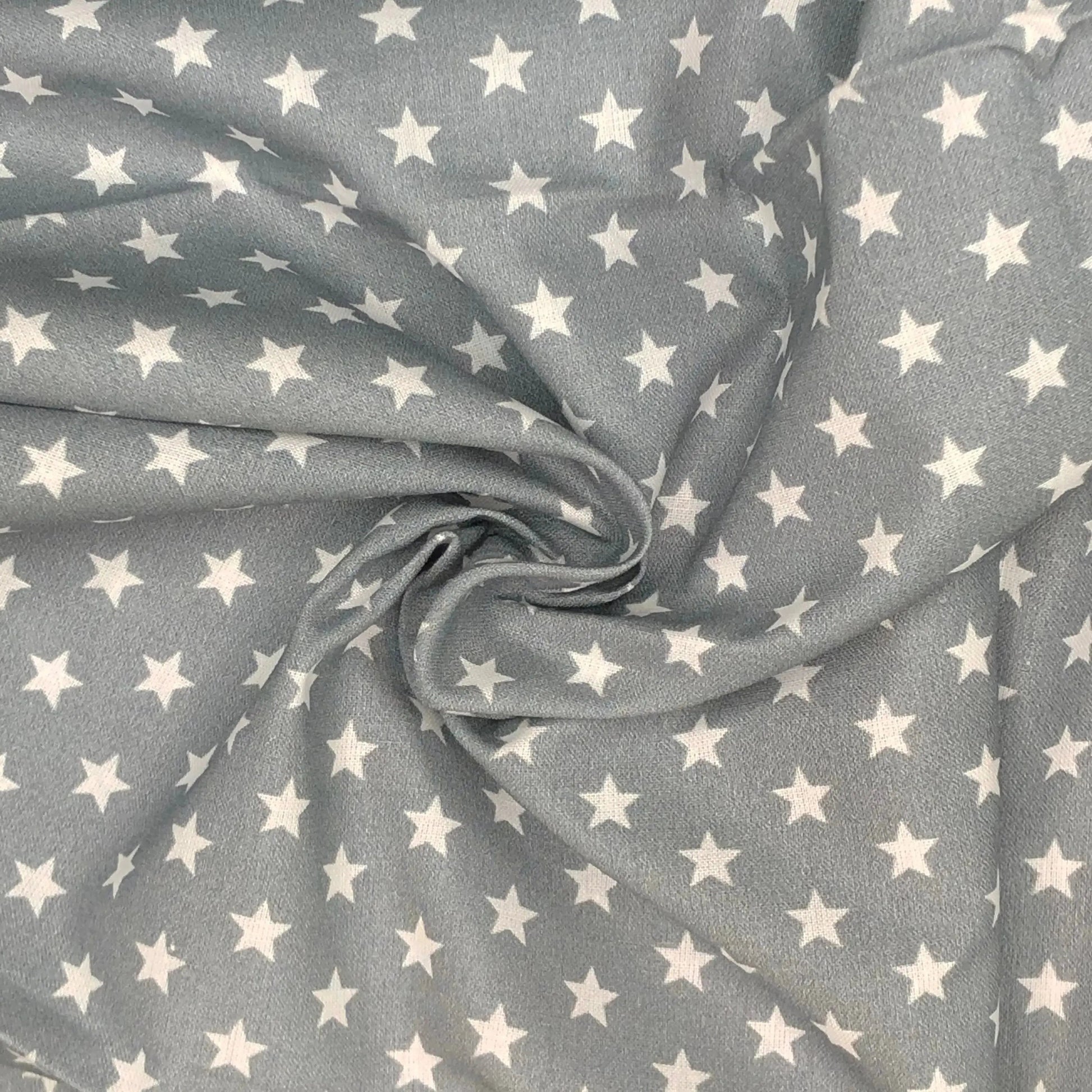 Star Digital Printed 100% Cotton Fabric | Large, Mini & Small Star Designs on White & Colour Bases | 150gsm 55" (140cm) Wide | OEKO-TEXÂ® Standard 100 Certified â€“ Sold by the Metre