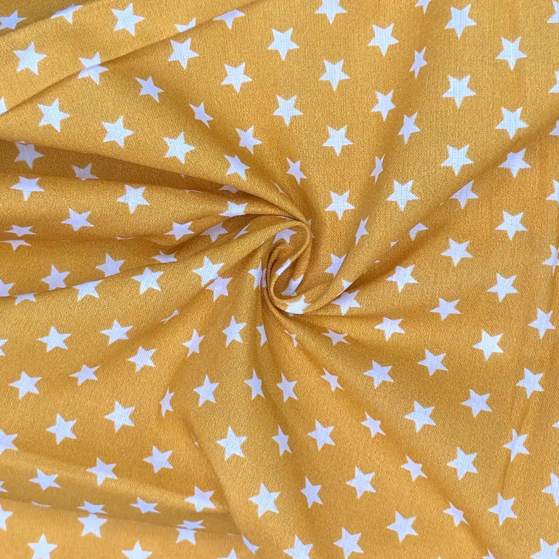 Star Digital Printed 100% Cotton Fabric | Large, Mini & Small Star Designs on White & Colour Bases | 150gsm 55" (140cm) Wide | OEKO-TEX® Standard 100 Certified – Sold by the Metre