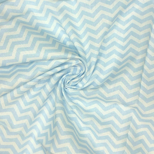 Chevron Digital Printed 100% Cotton Fabric | 150gsm 55" (140cm) Wide | OEKO-TEX® Standard 100 Certified – Sold by the Metre