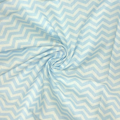 Chevron Digital Printed 100% Cotton Fabric | 150gsm 55" (140cm) Wide | OEKO-TEXÂ® Standard 100 Certified â€“ Sold by the Metre