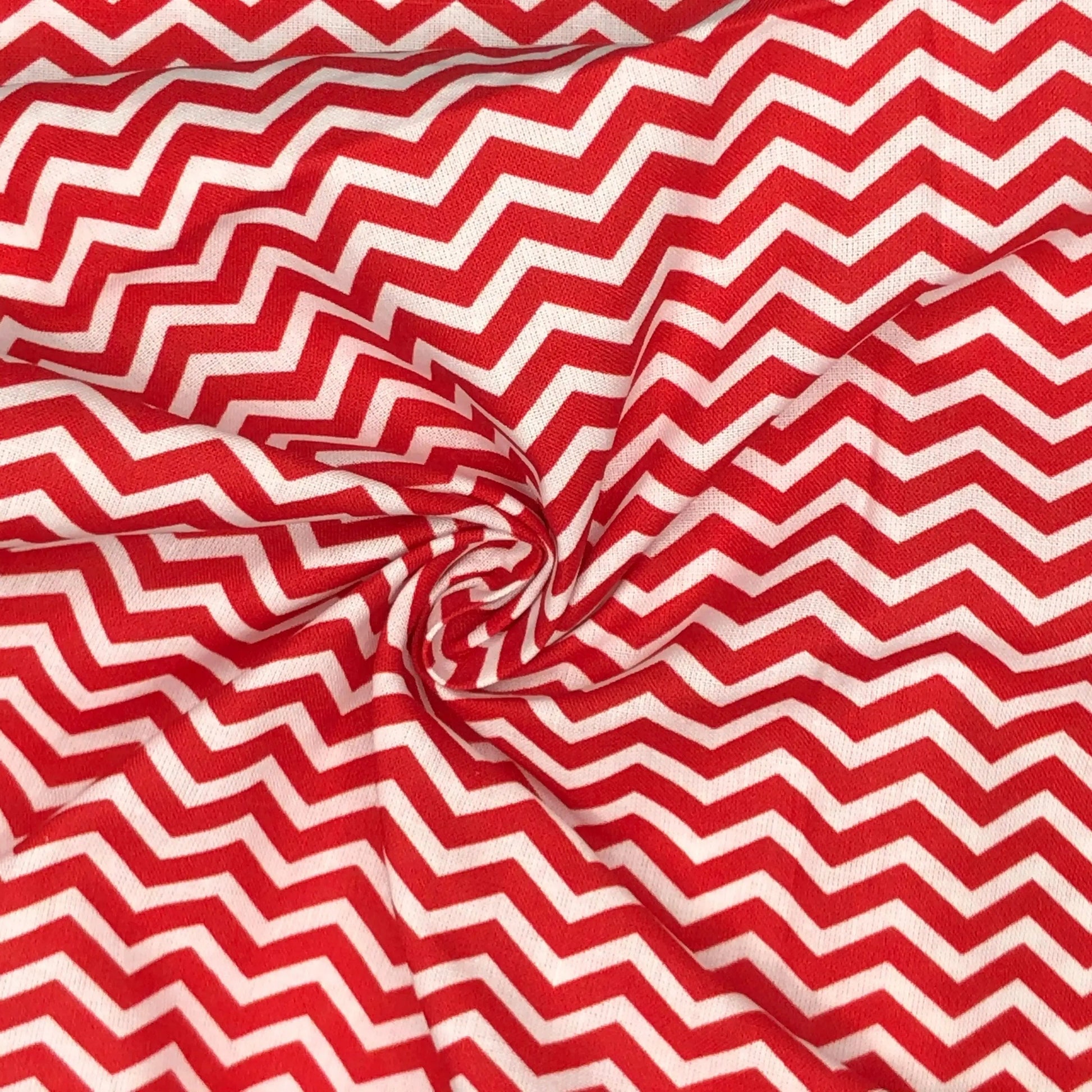 Chevron Digital Printed 100% Cotton Fabric | 150gsm 55" (140cm) Wide | OEKO-TEXÂ® Standard 100 Certified â€“ Sold by the Metre