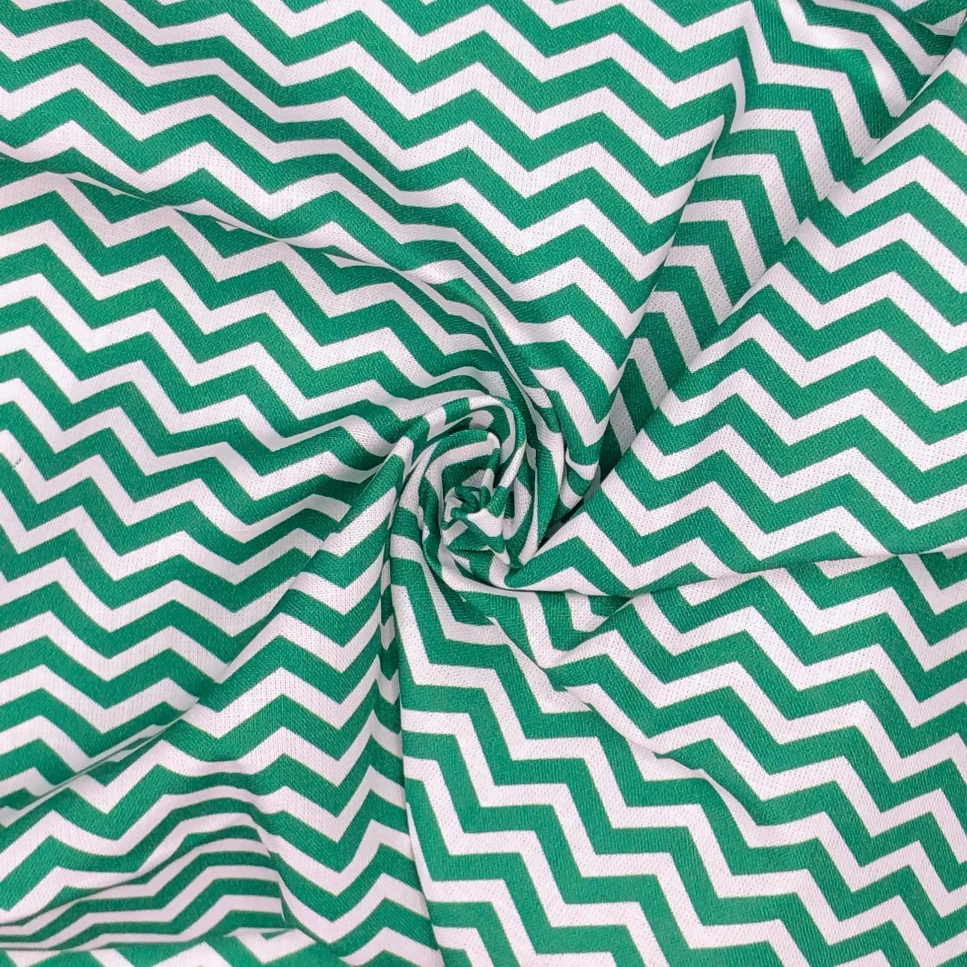 Chevron Digital Printed 100% Cotton Fabric | 150gsm 55" (140cm) Wide | OEKO-TEXÂ® Standard 100 Certified â€“ Sold by the Metre