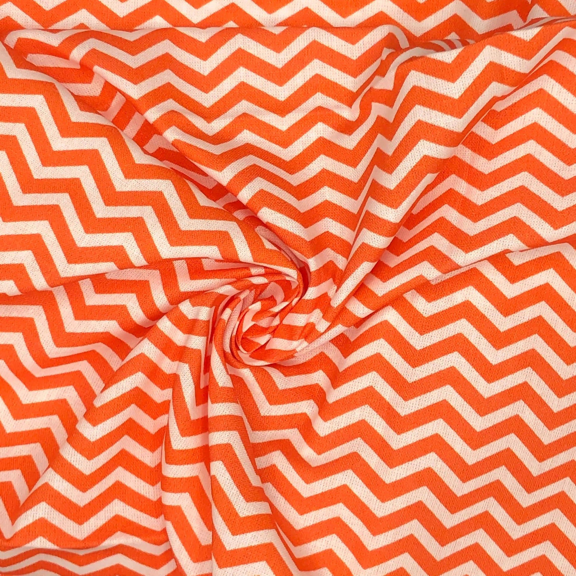 Chevron Digital Printed 100% Cotton Fabric | 150gsm 55" (140cm) Wide | OEKO-TEXÂ® Standard 100 Certified â€“ Sold by the Metre