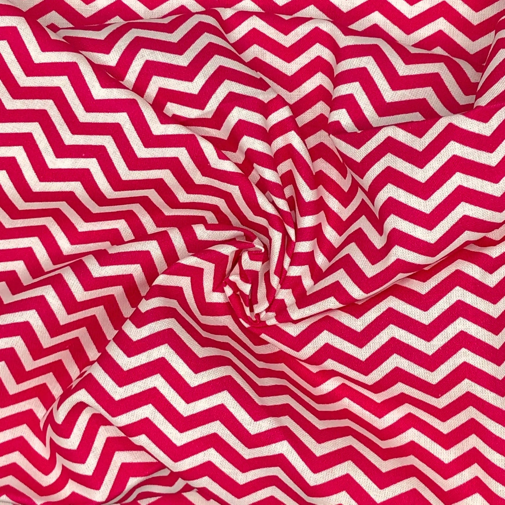 Chevron Digital Printed 100% Cotton Fabric | 150gsm 55" (140cm) Wide | OEKO-TEXÂ® Standard 100 Certified â€“ Sold by the Metre
