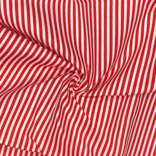 Candy Stripe Digital Printed 100% Cotton Fabric | 150gsm 55" (140cm) Wide | OEKO-TEXÂ® Standard 100 Certified â€“ Sold by the Metre