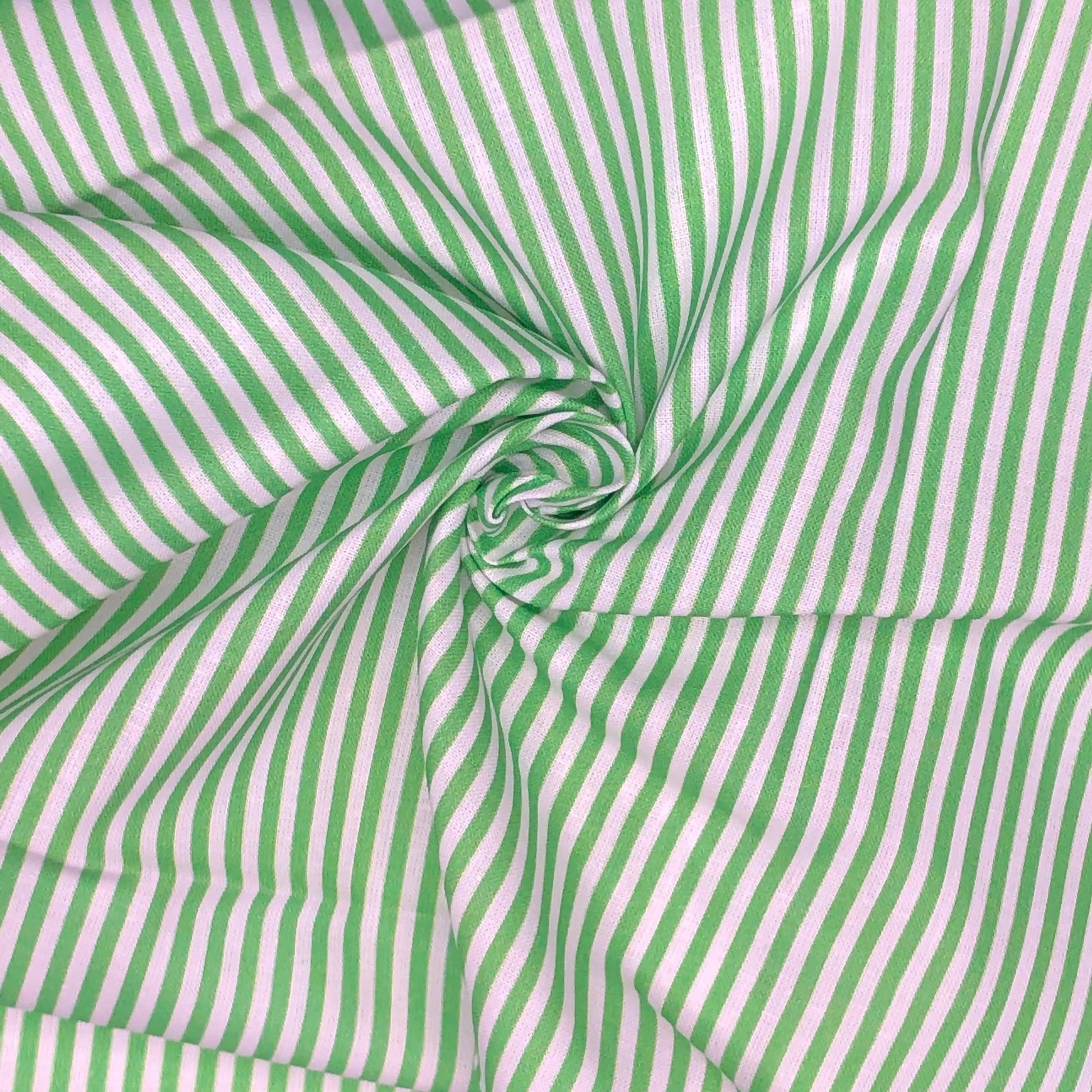 Candy Stripe Digital Printed 100% Cotton Fabric | 150gsm 55" (140cm) Wide | OEKO-TEXÂ® Standard 100 Certified â€“ Sold by the Metre